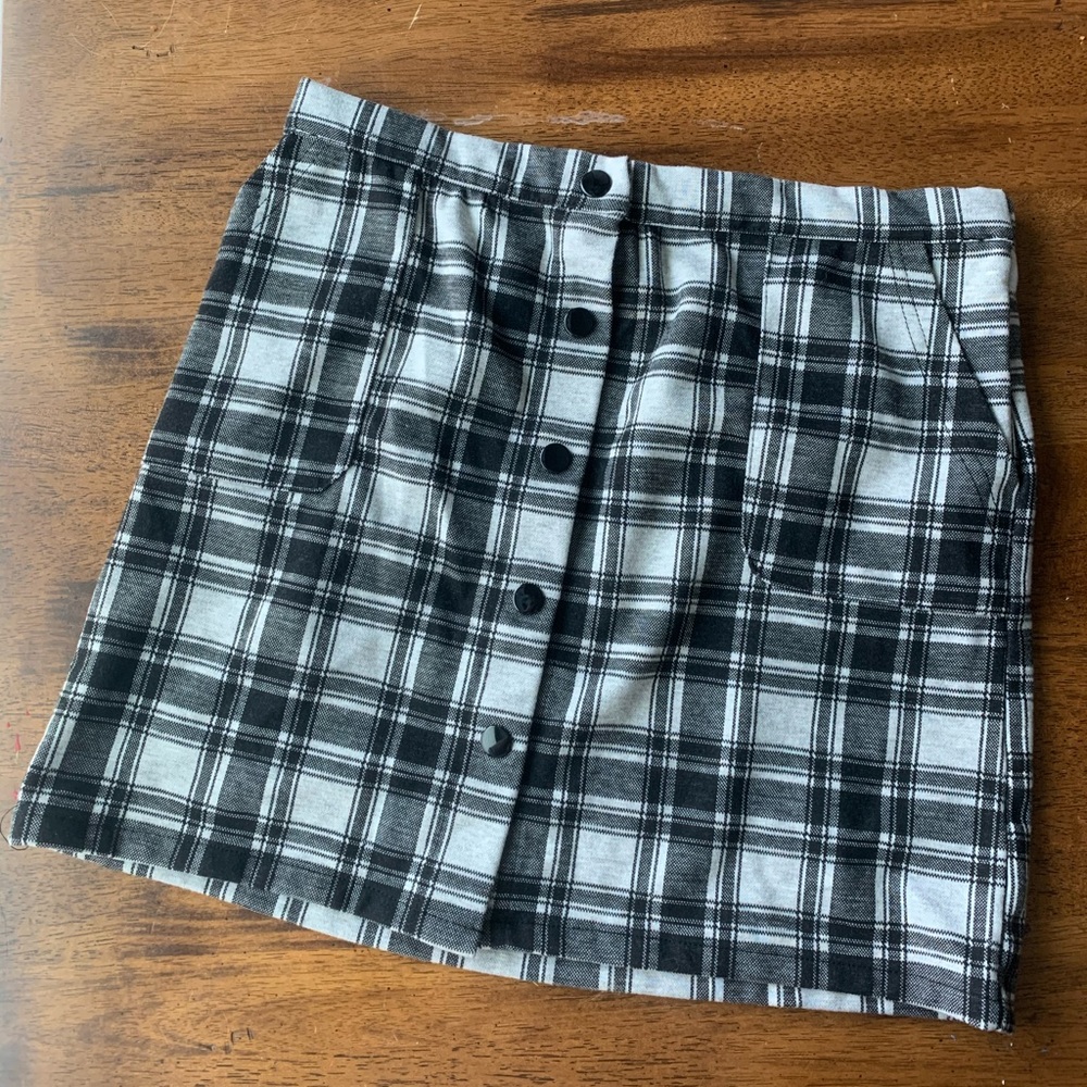 Forever 21 plaid mini skirt